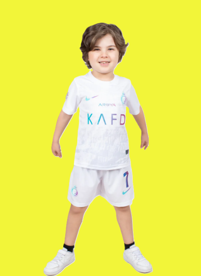 Al-Nassr Kids Official Third Kit (Shirt + Shorts) 23/24